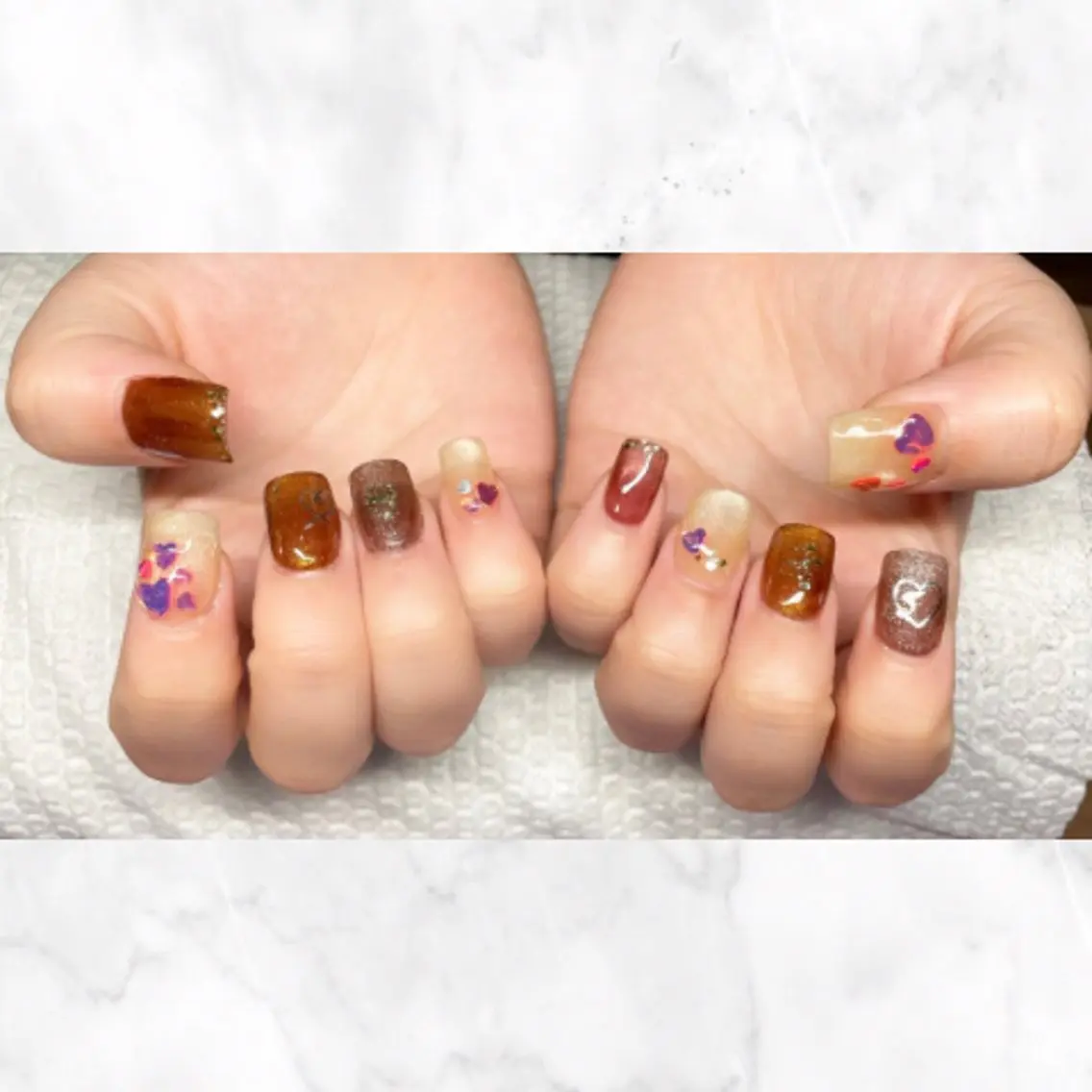 ネイル 長さ出し ネイルチップ ハンドネイル saki/日野市豊田 /うるちゅるネイルのネイルデザイン