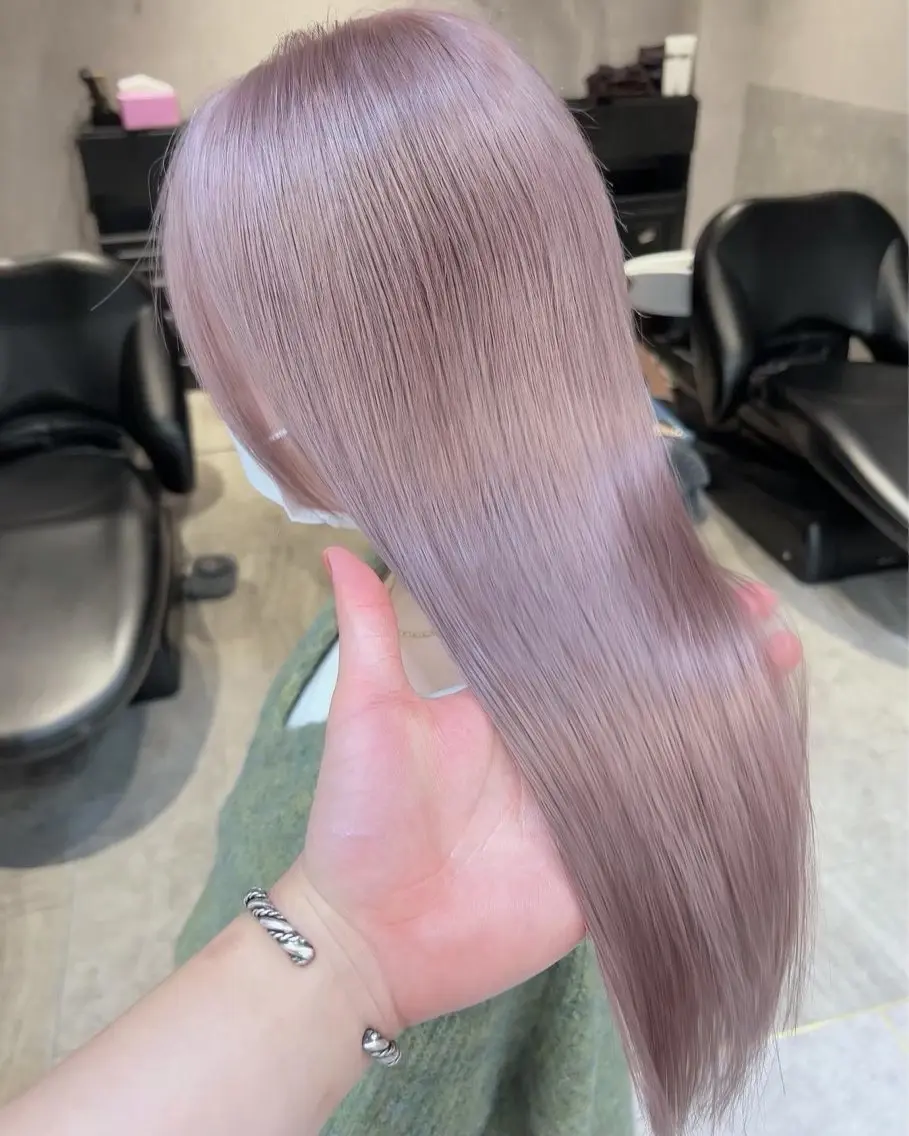 ロング カラー ヘアカラー tomoya 透明感の美髪カラーのヘアスタイル
