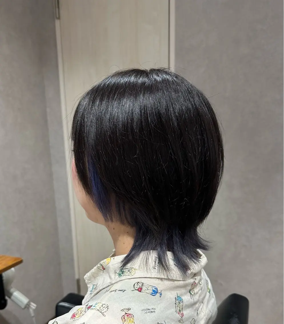 ミディアム ヘアカラー ✂️秋葉原 🤍YURI🤍のヘアスタイル