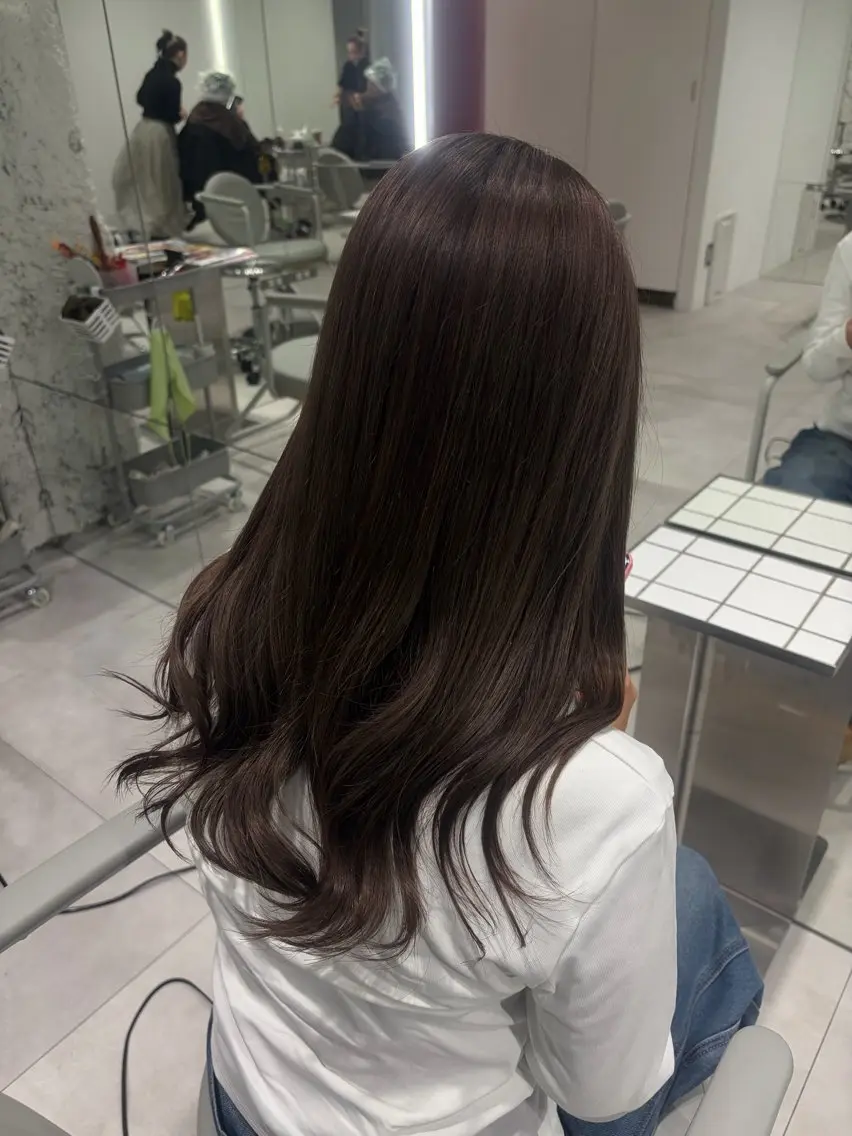 ロング カラー ヘアカラー HARUHI 銀座 美容師౨ৎ⋆˚のヘアスタイル