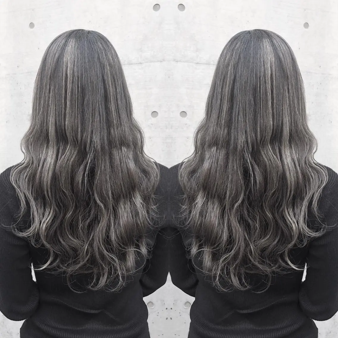 ロング カラー パーマ ヘアアレンジ ハイライトカラー ハイライト ミニモお気に入り数 No.1宍戸雄弥のヘアスタイル