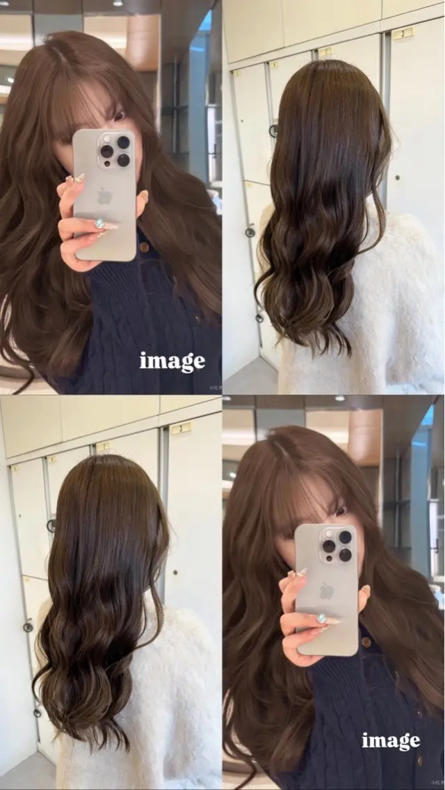 ロング カラー ブリーチなしwカラー /艶カラー/oukaのヘアスタイル