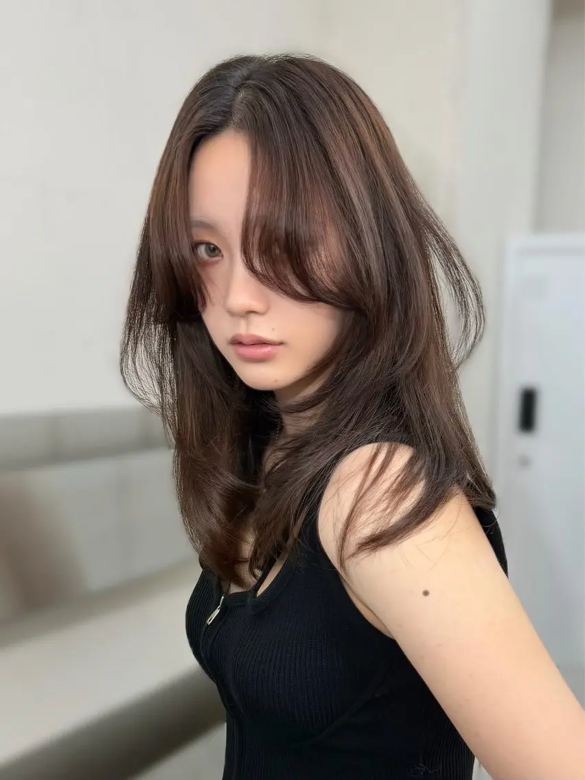 セミロング カラー カット ヘアカラー トリートメント 🦋韓国系指名No1 店長/圓山 祐也🦋のヘアスタイル