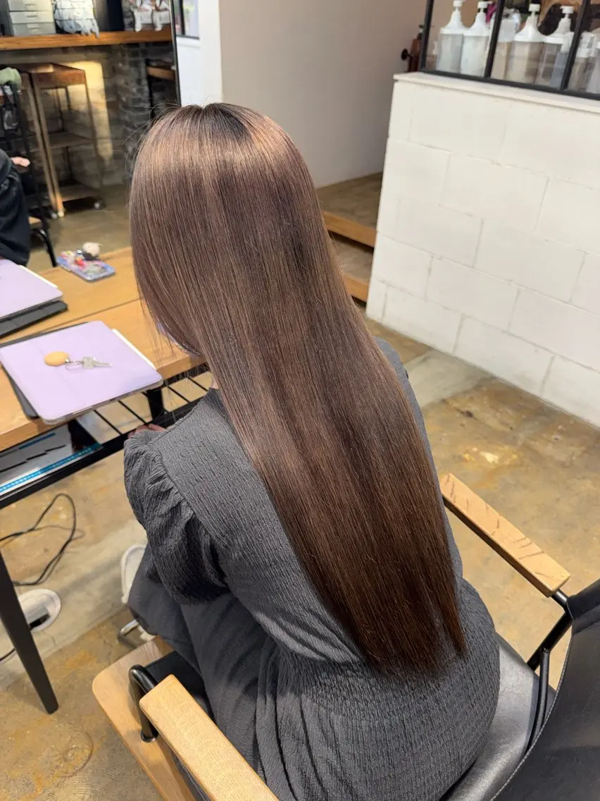 ロング カラー ヘアカラー en:s/新潟/万代 *.+ﾟhinakoのヘアスタイル