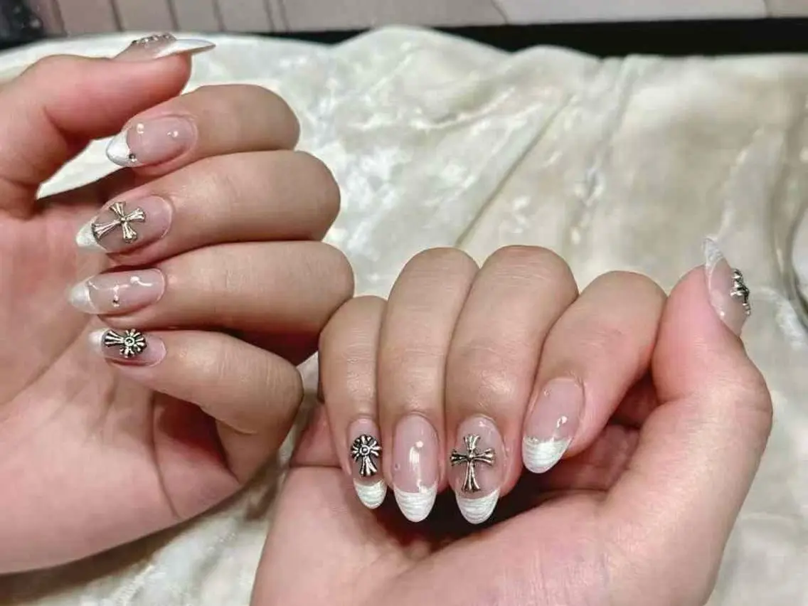 ネイル アートネイル フットネイル フレンチネイル ジェルネイル ハート Babarla nailのネイルデザイン