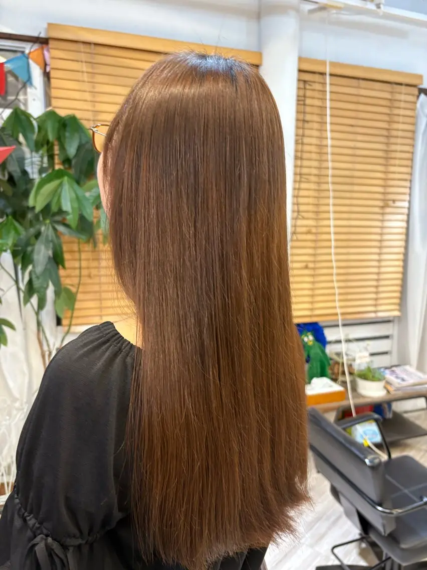 ロング 縮毛矯正 suns ♡LILIKA♡のヘアスタイル