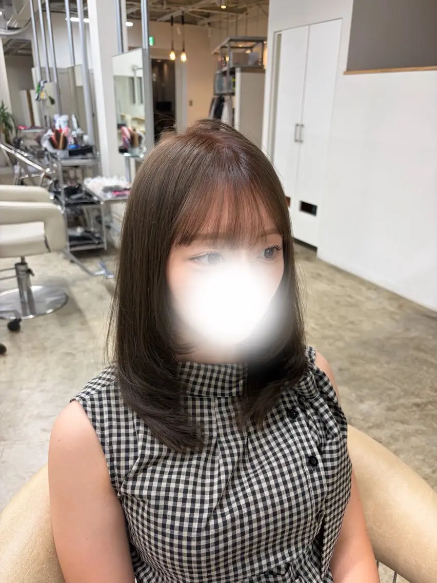 ミディアム ヘアカラー fand KOTOMIのヘアスタイル