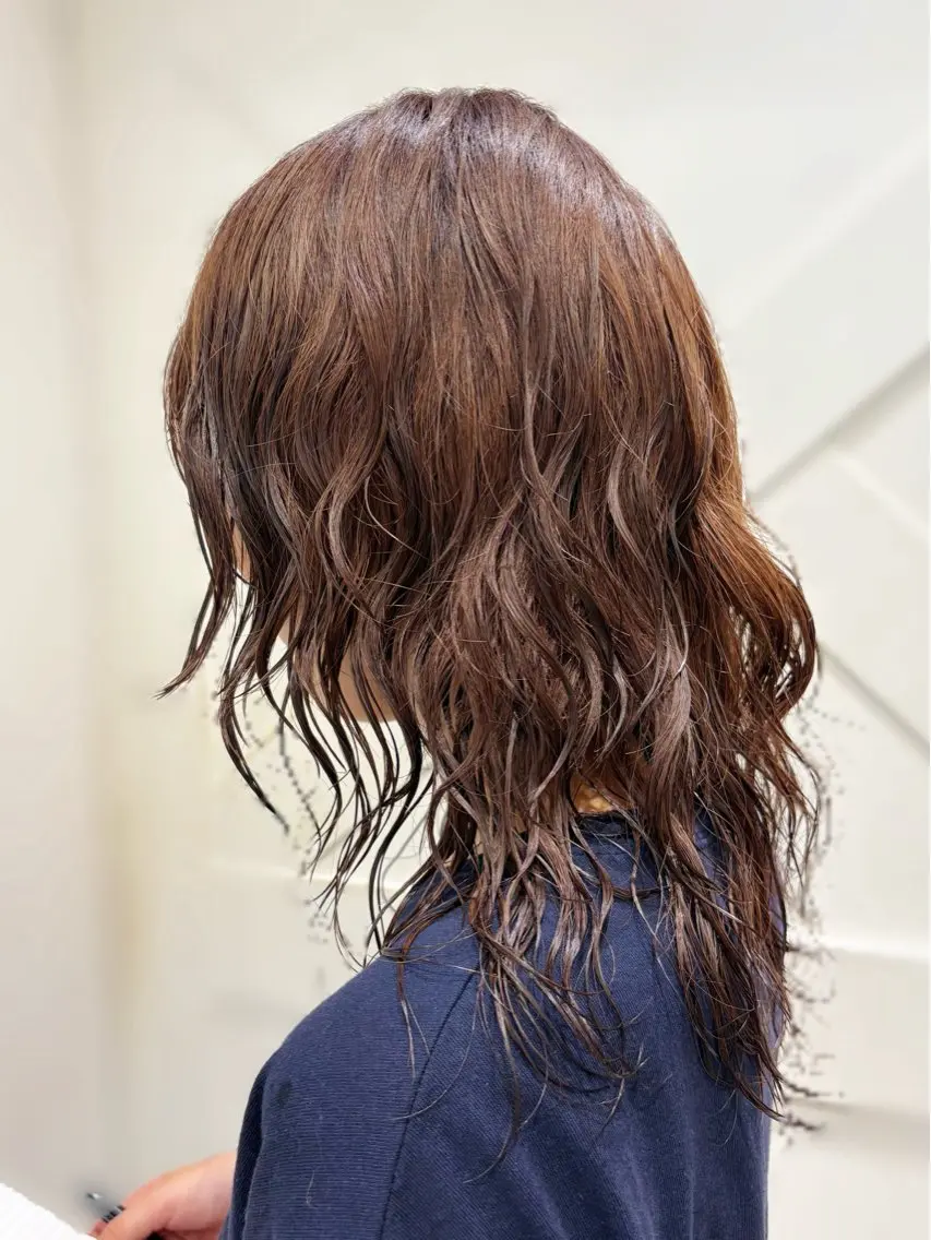 パーマ パーマ 💙mai🫧 縮毛矯正・ハイライトのヘアスタイル