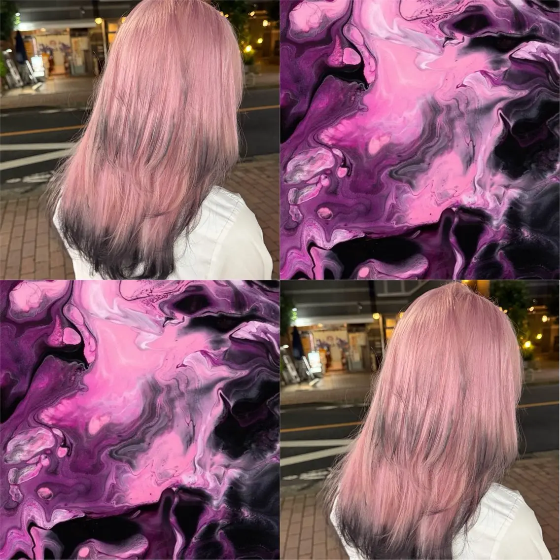 セミロング 町田ブリーチデザイン 🌈MANATOのヘアスタイル