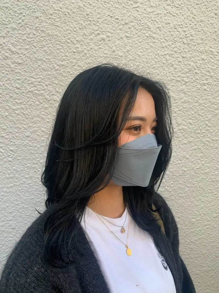 ミディアム カラー ブラウンカラー カット kaze代官山 🪽kanameのヘアスタイル