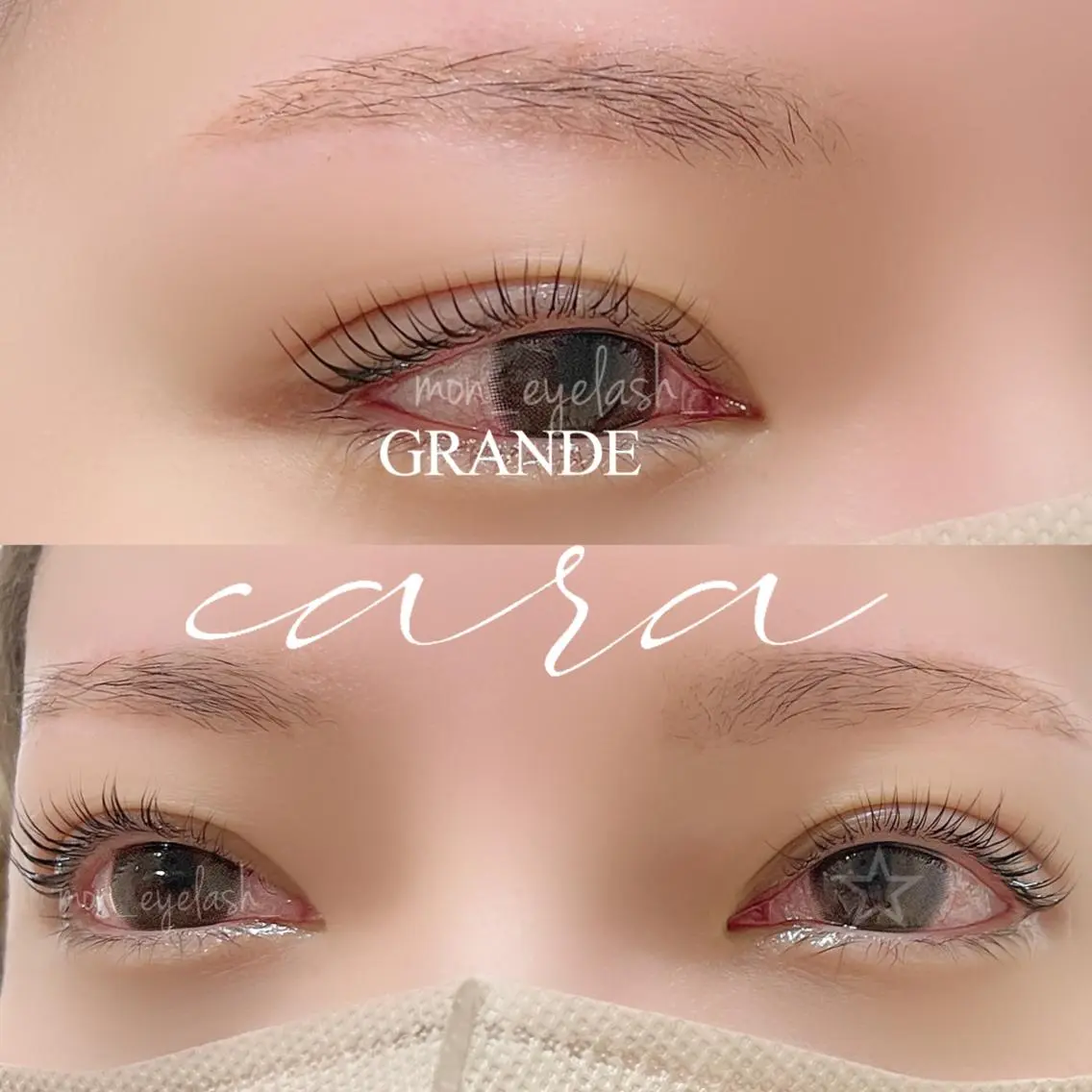 マツエク・マツパ アイブロウ パリジェンヌラッシュリフト マツパ GRANDEcara 栄 Miki🍀のマツエク・マツパデザイン