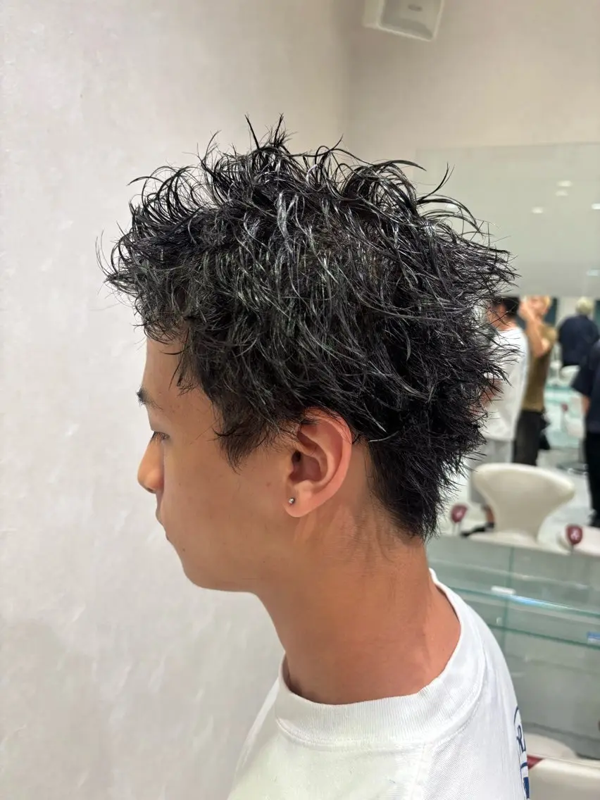 パーマ 永田虹輝 /無造作パーマのヘアスタイル