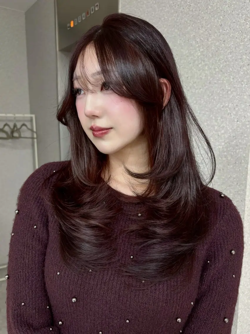 ロング カラー ブリーチ 透明感カラー ブリーチなしカラー ヘアカラー 透明感カラー¦ まなみ🎀💞のヘアスタイル
