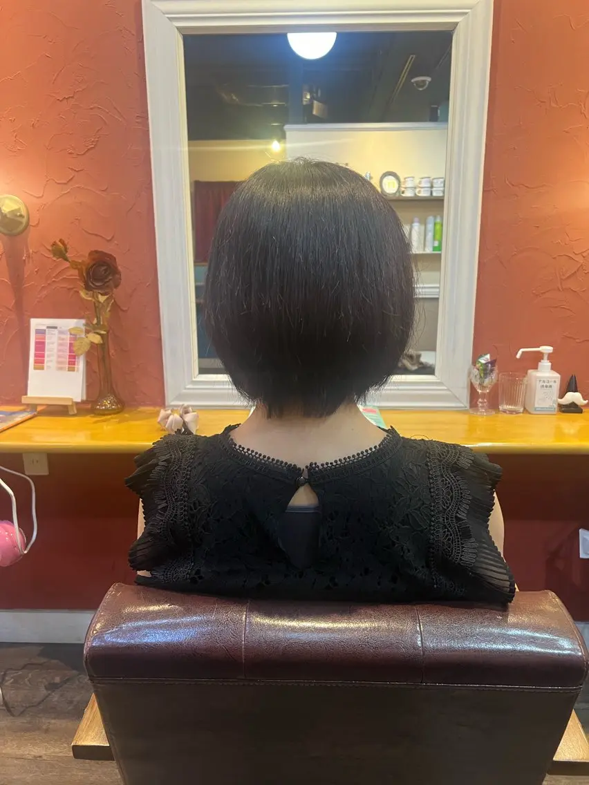 ショート 大内 芹菜のヘアスタイル