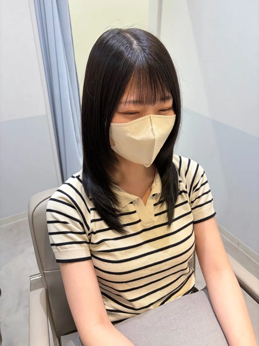 カット+髪質改善エステカラー+トリートメントの写真