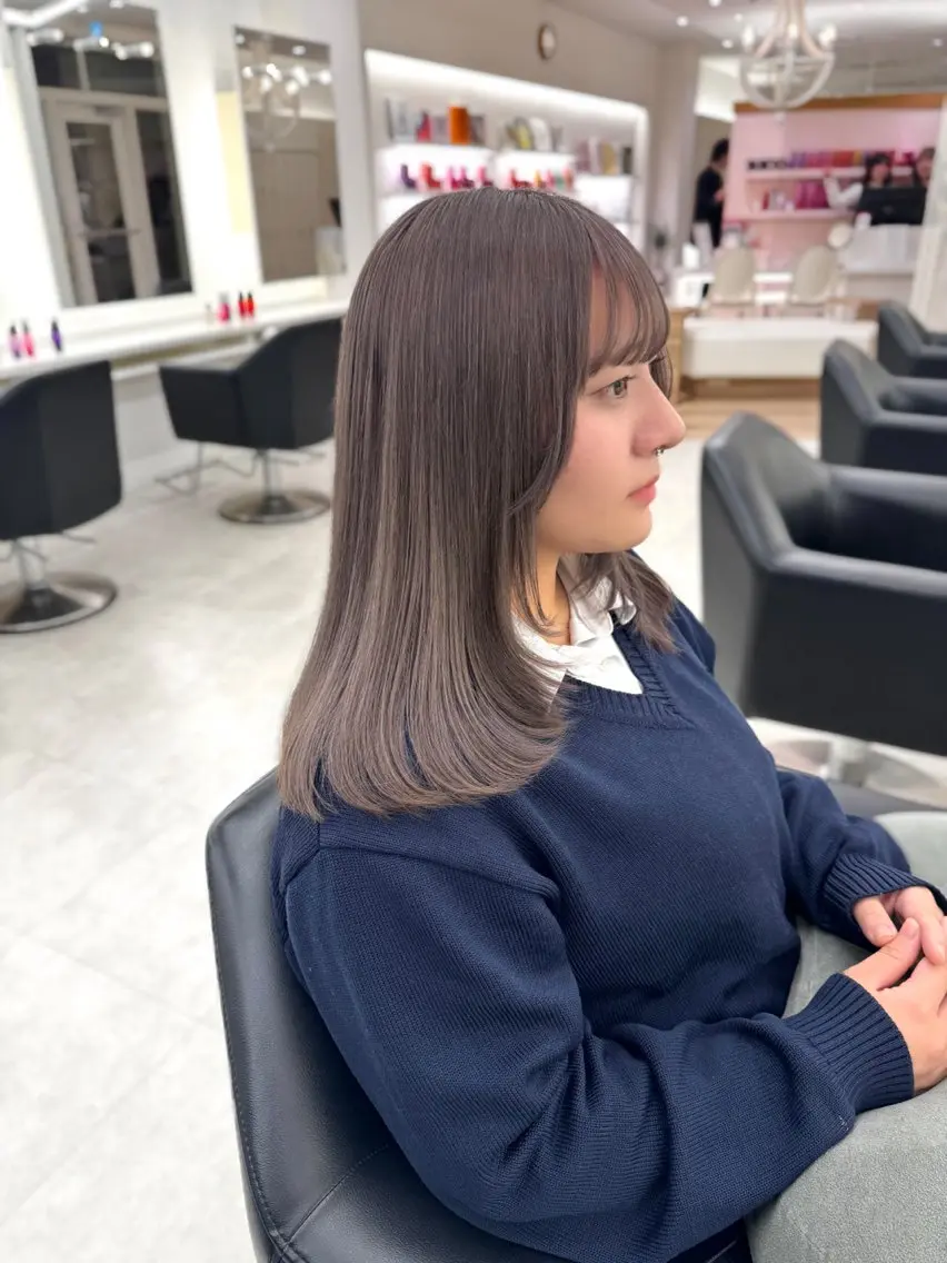 ロング カラー カット ヘアカラー トリートメント ♡ParveMix NANO♡のヘアスタイル