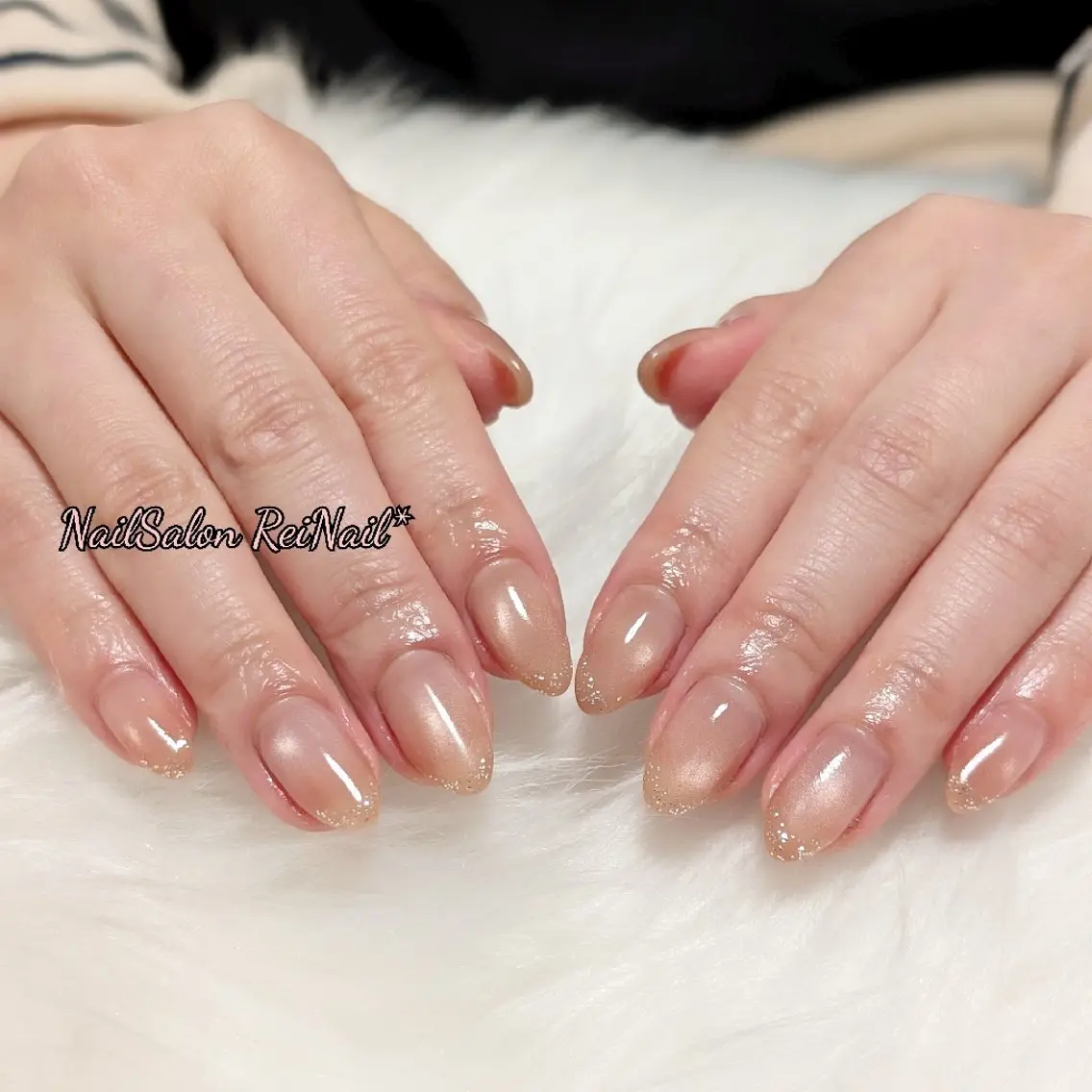 ネイル ラメ(グリッター) マグネットネイル NailSalon ReiNail*のネイルデザイン