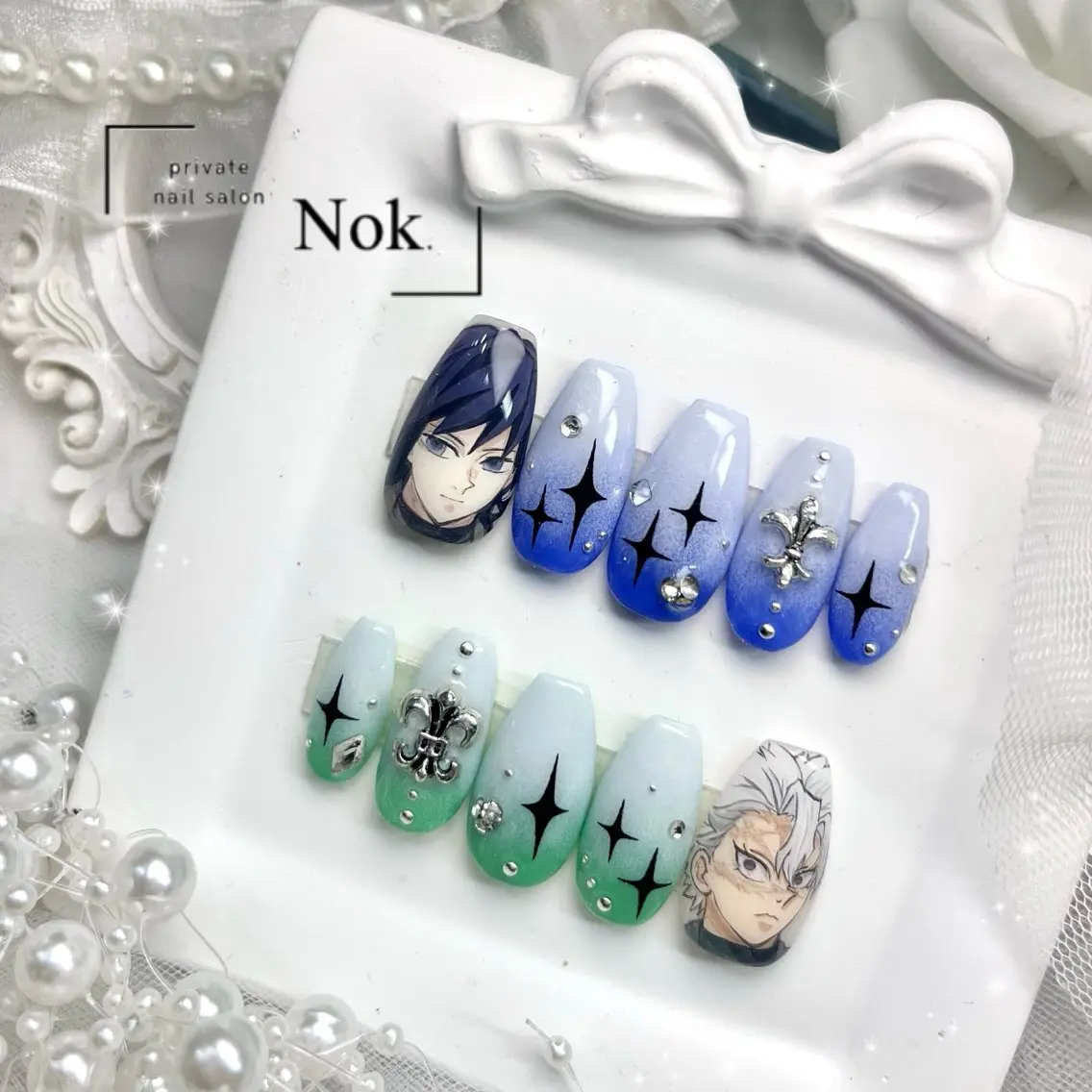 ネイル ハンドネイル 池袋痛ネイル Nok. 渡辺のネイルデザイン