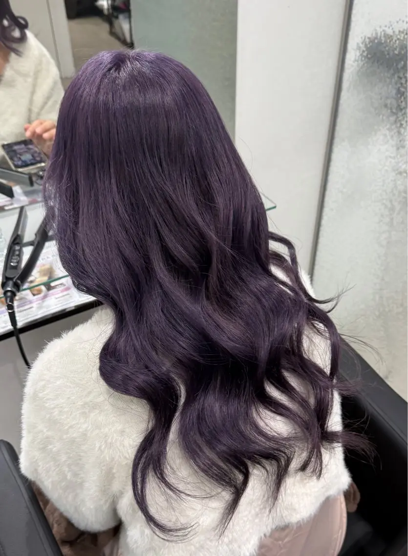 ロング ヘアカラー 似合わせスタイル☁️ 堀内志茉🍀のヘアスタイル