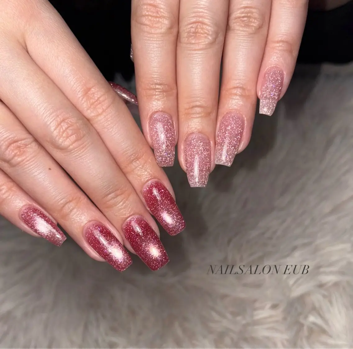 《ジェルハンド💅》うる艶マグネットネイル🧲の写真
