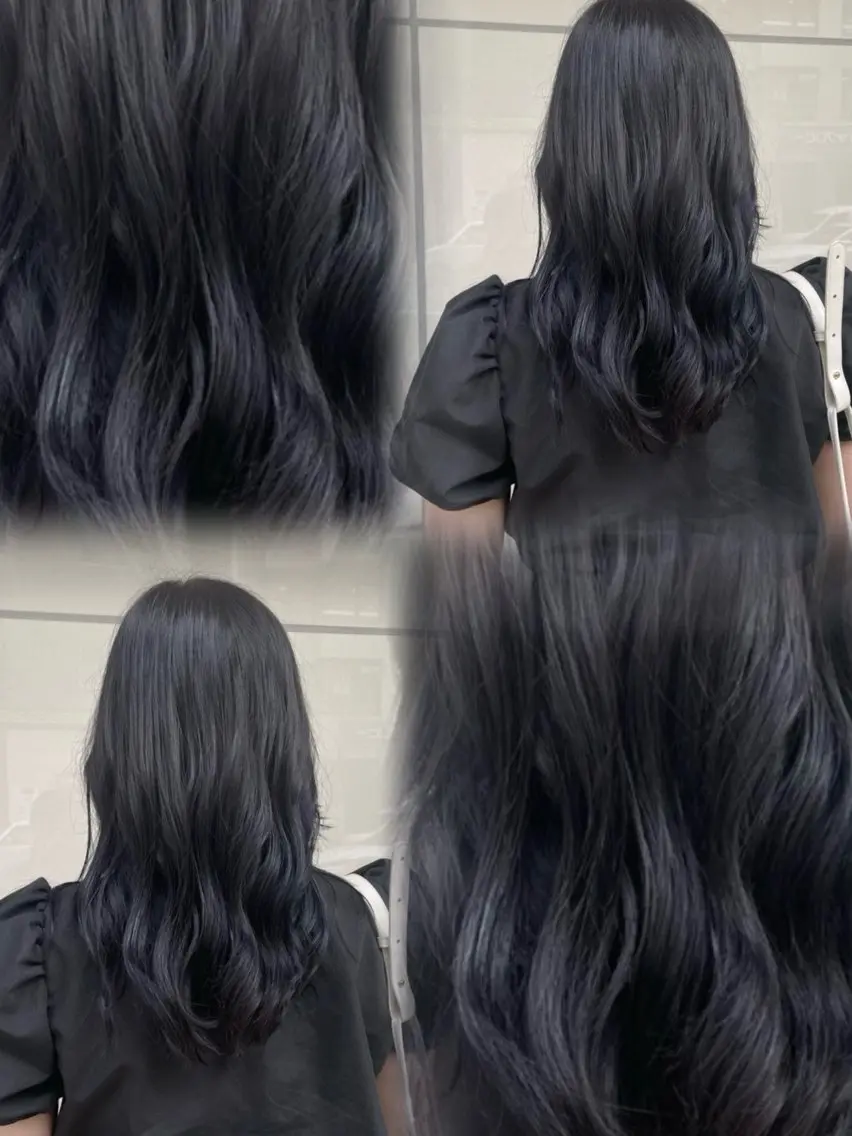 ロング ヘアカラー 千野 優由のヘアスタイル