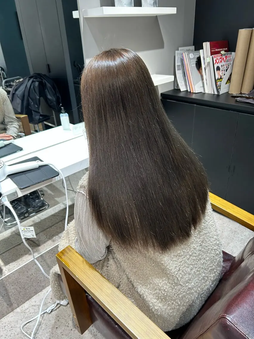 ロング カット ブリーチ🐰インナー ♡ハイライト♡綾🐰のヘアスタイル