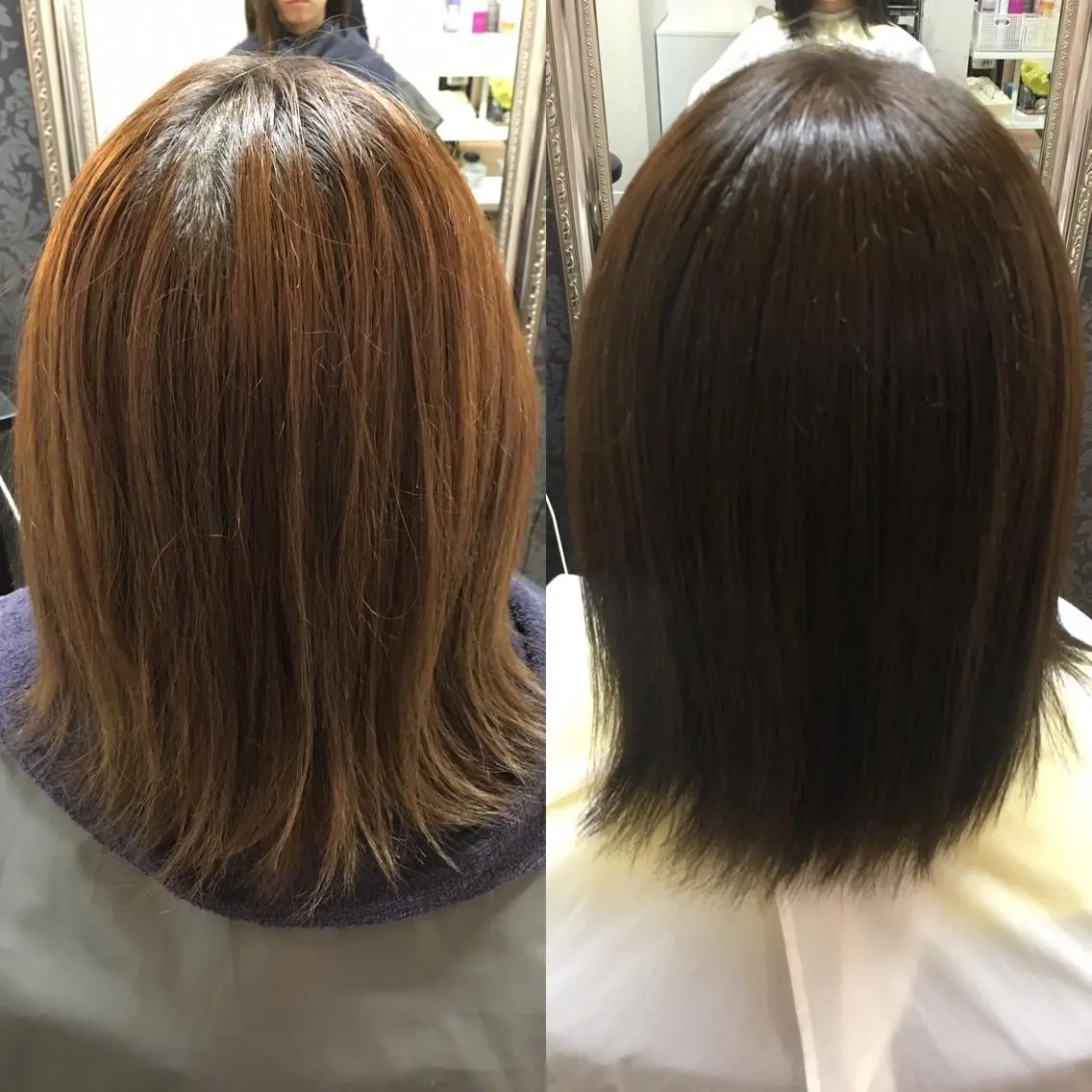 セミロング カラー イルミナカラー 💜Rebre** Mayu💜のヘアスタイル