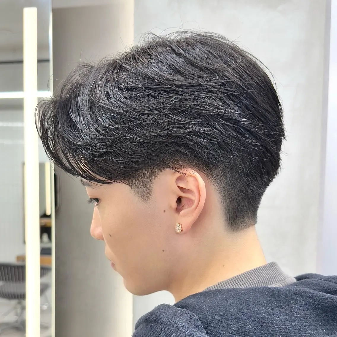 カラー パーマ メンズ 渋谷|かりん☺︎ ニュアンスパーマのヘアスタイル