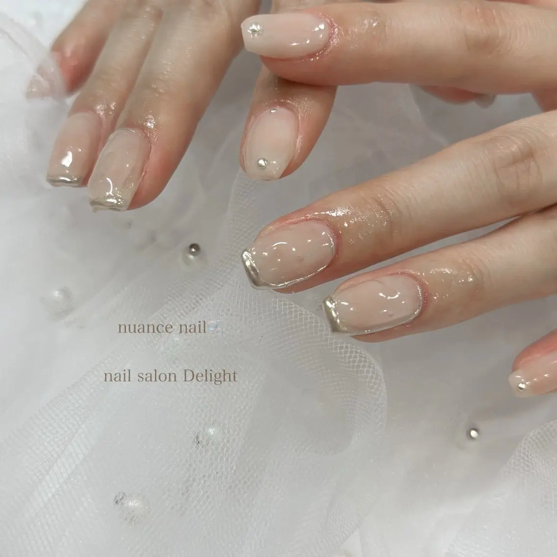ネイル 持ち込み シンプルネイル 【Delight】 さやかのネイルデザイン