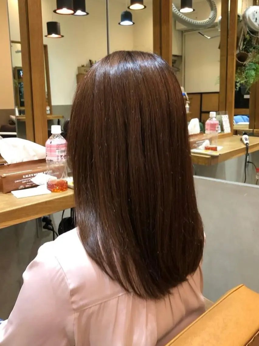 セミロング カラー ✂️RIKUKI🎨 【駒込美容師🎀】のヘアスタイル