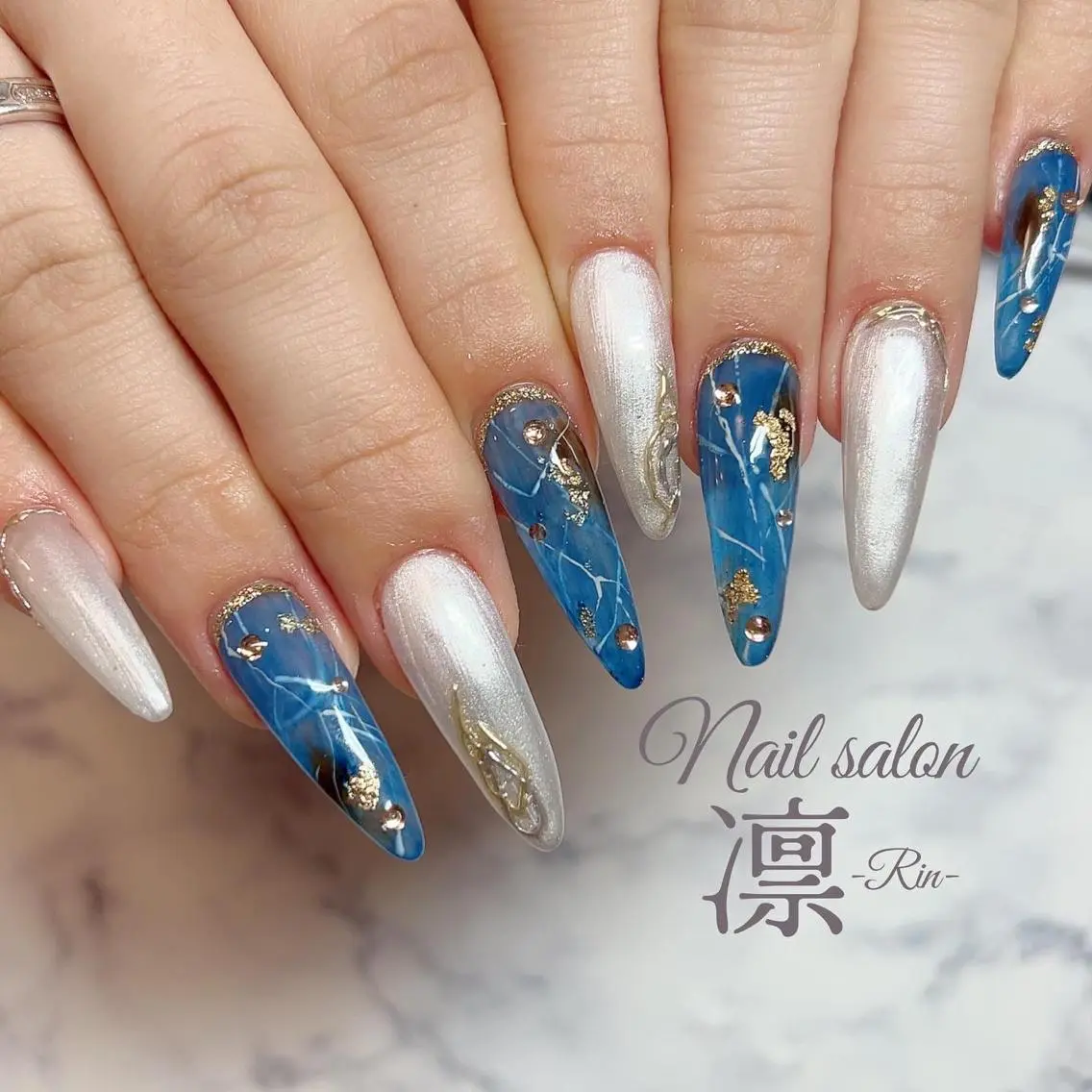 ネイル スカルプネイル private salon凛のネイルデザイン