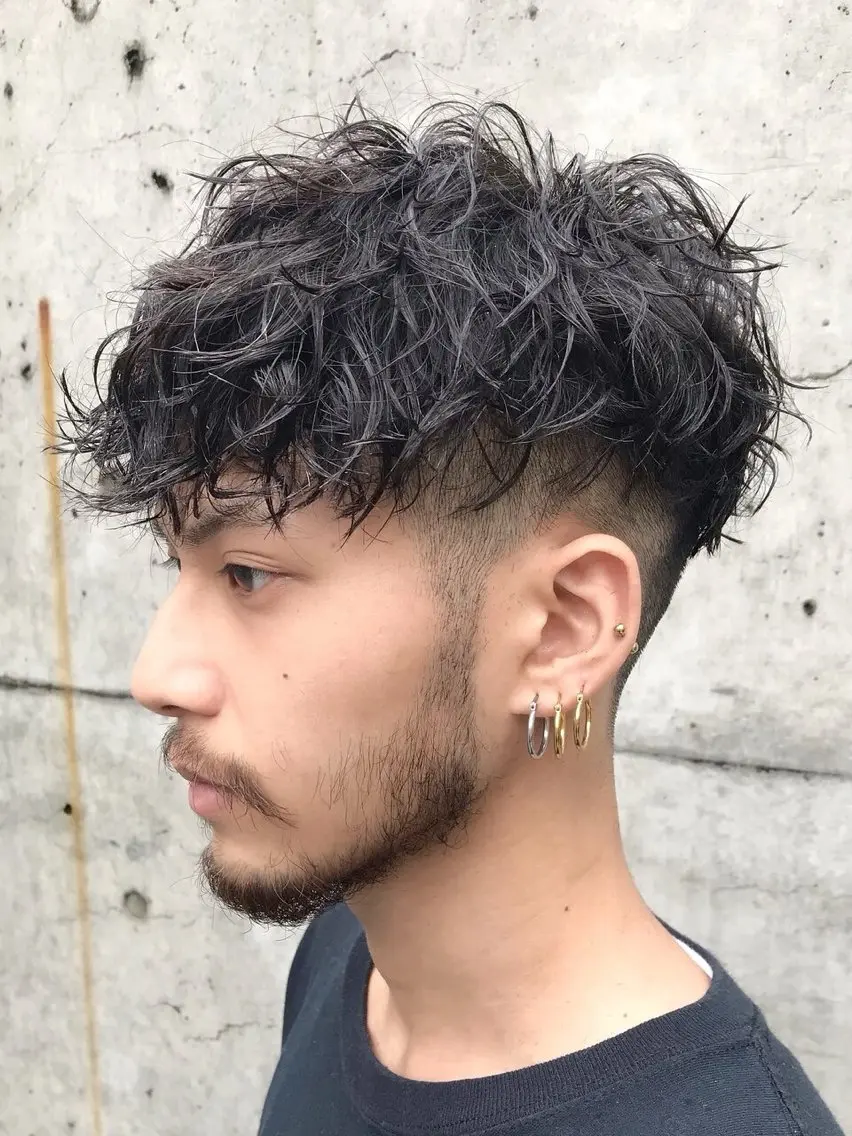 ショート パーマ メンズ カット パーマ SENTA✨メンズ パーマ✨fifth栄のヘアスタイル