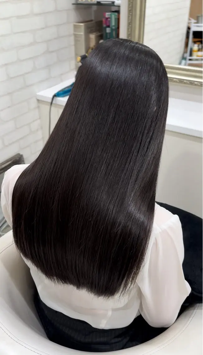 ロング 髪質改善 縮毛矯正 【TAKAYA】🌸 縮毛矯正特化のヘアスタイル