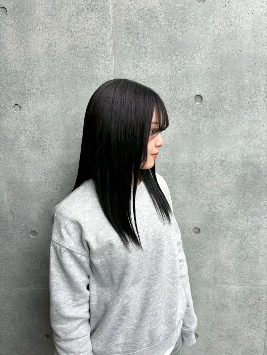 ロング カラー ヘアアレンジ ヘアカラー 暖色/暗髪/ 🎀UMI🎀のヘアスタイル