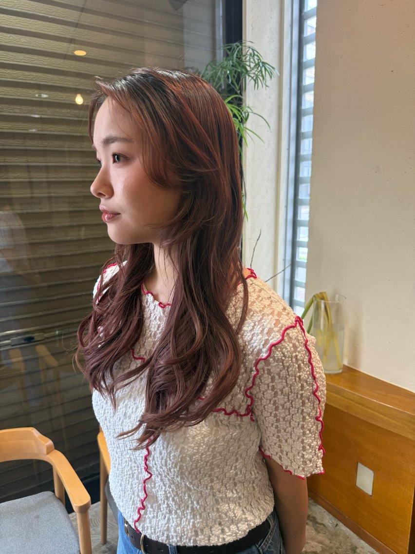ロング ヘアアレンジ レイヤーカット カット 藤澤 聖奈のヘアスタイル