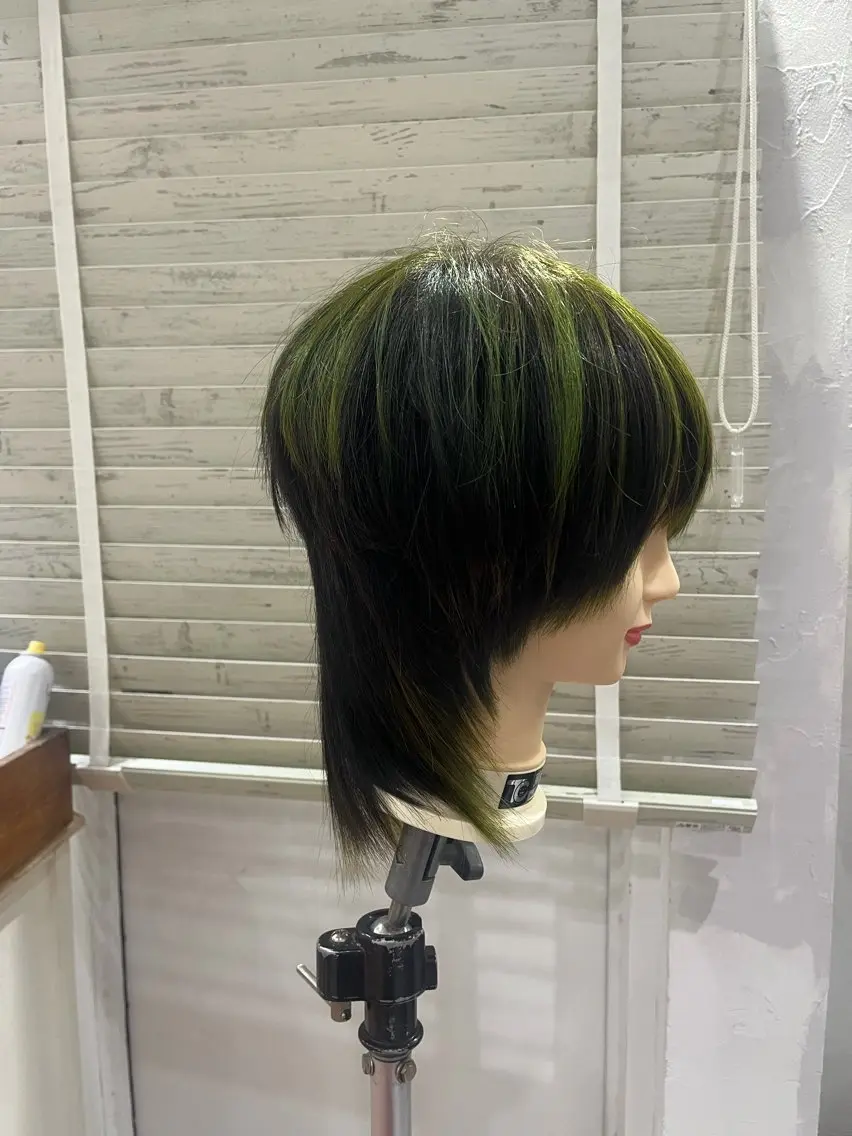 ミディアム カラー メンズ カット トリートメント 松下 倫子のヘアスタイル