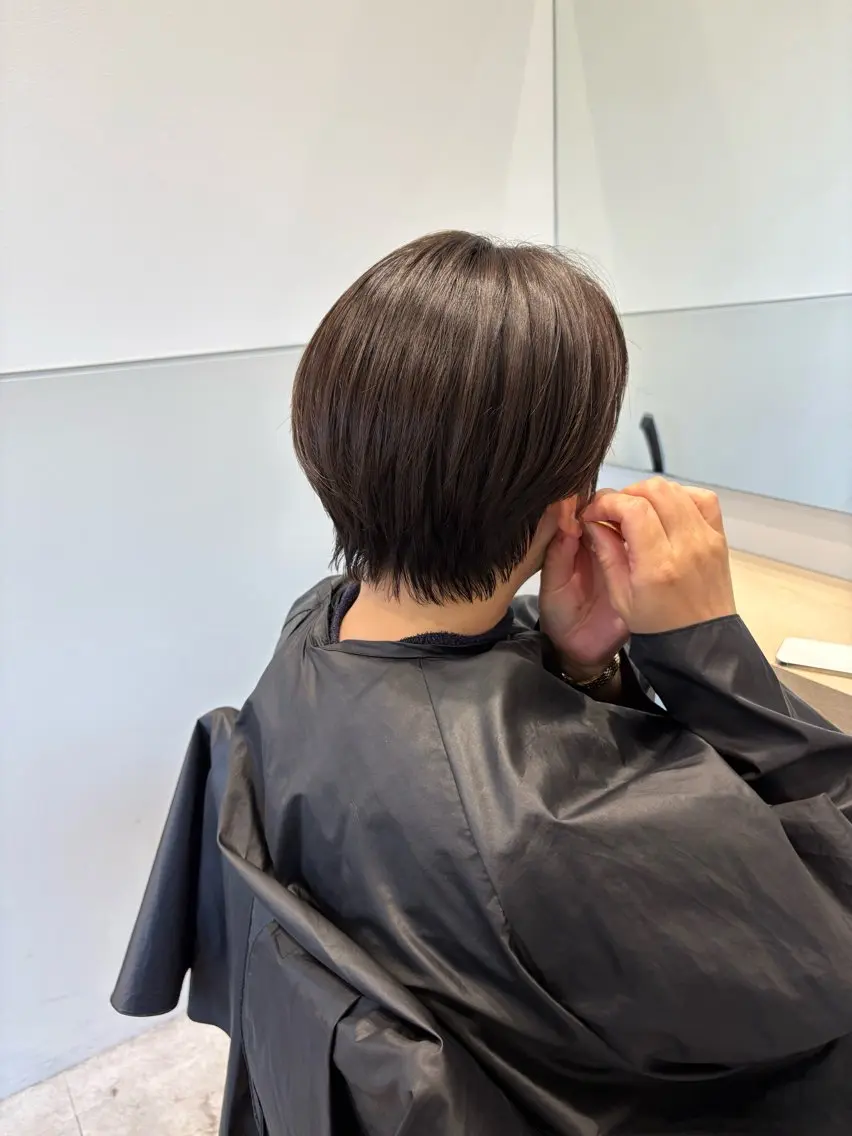 ショート カラー カット ヘアカラー トリートメント 吉武 茂暉のヘアスタイル
