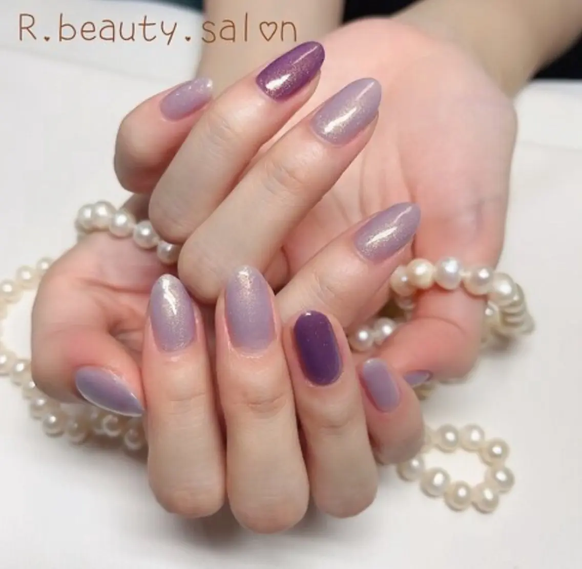 ネイル ワンカラーネイル R.beauty サロンのネイルデザイン