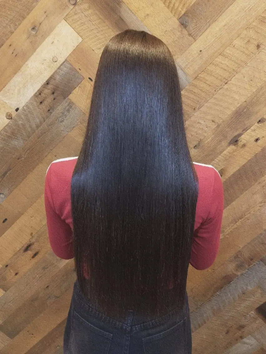 ロング 縮毛矯正 LEASH 北原のヘアスタイル