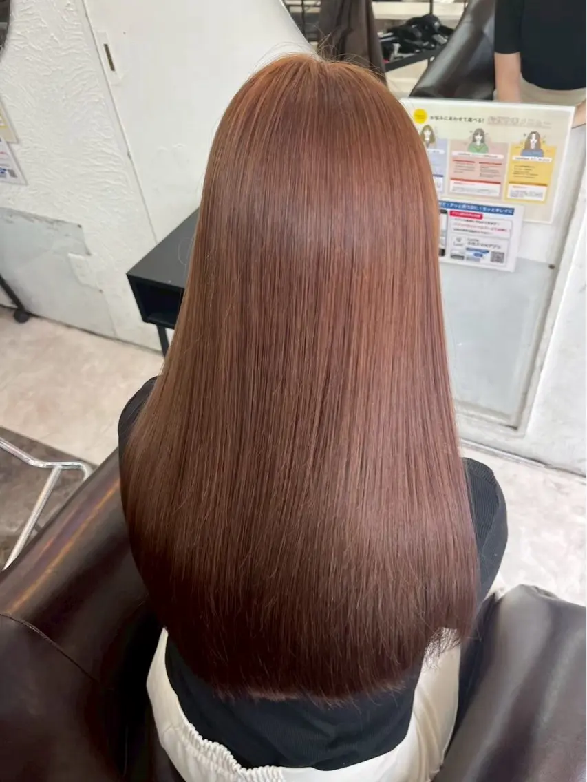 ✨5月限定✨🌸ダブルカラー🌸ブリーチなしで叶う透明感カラーオンカラー➕1step保湿ケラチントリートメント🫧大宮の写真
