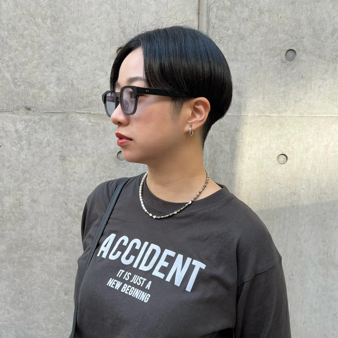 ショート ショートヘア 縮毛矯正 池田 充のヘアスタイル