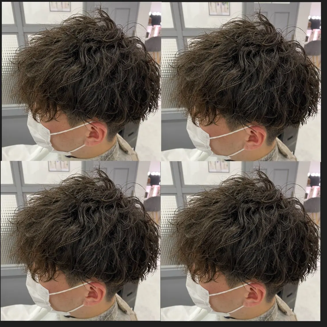 ショート 🔥メンズパーマ 特化 渡辺一翔のヘアスタイル