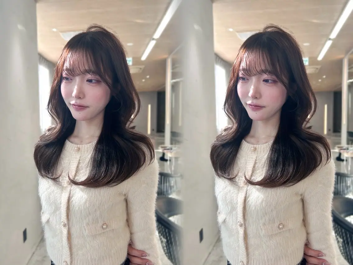 ロング カット ヘアカラー 木串 楽人のヘアスタイル