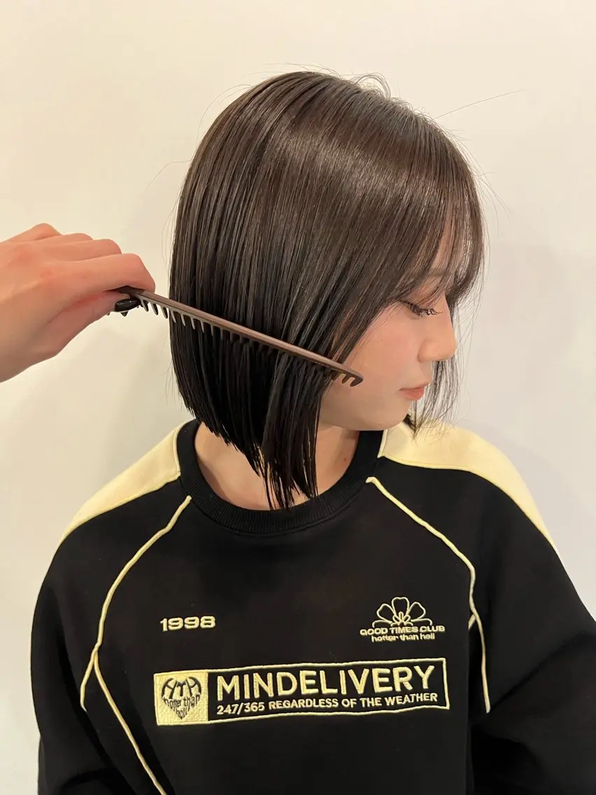 ミディアム カラー 三谷はるな /名古屋/本山のヘアスタイル