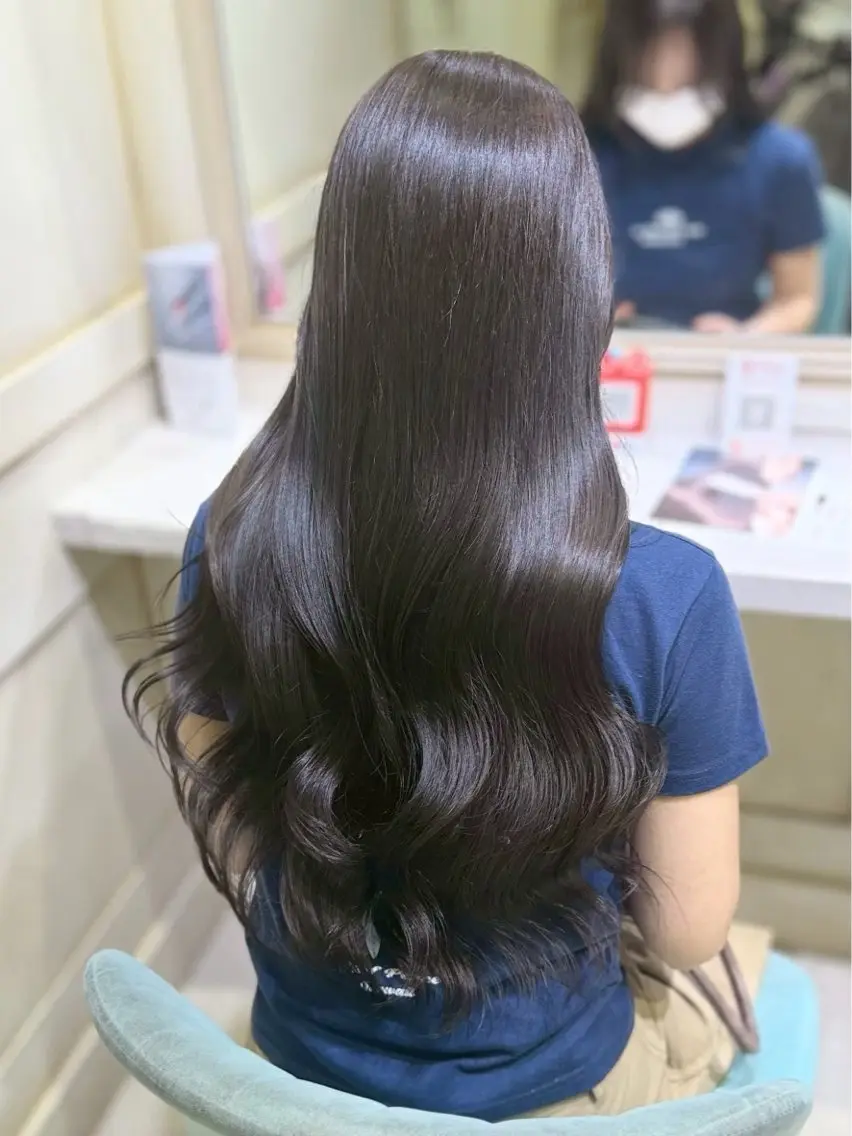 カラー ヘアカラー トリートメント 💙透明感艶カラー/ ゆうな💙のヘアスタイル