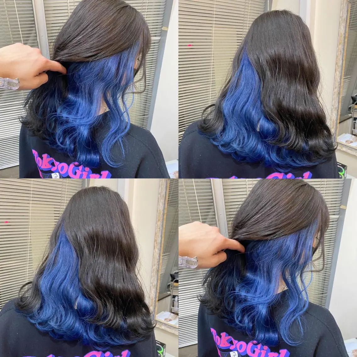 セミロング カラー 色落ちまで可愛い🧚 心斎橋hikaruのヘアスタイル