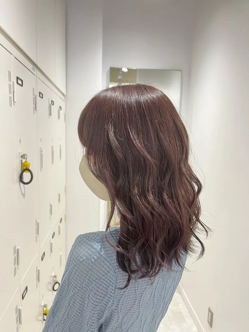 ミディアム カラー ブリーチ ラベンダーカラー ブリーチなしカラー 森龍馬 メンズ専門美容師のヘアスタイル