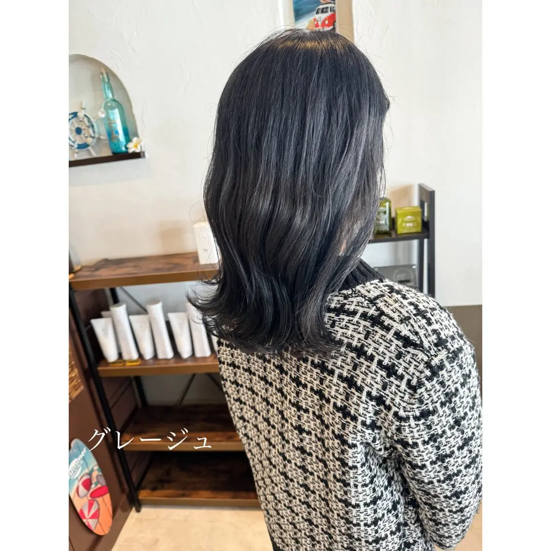 ミディアム カラー 坂井田 浩樹のヘアスタイル