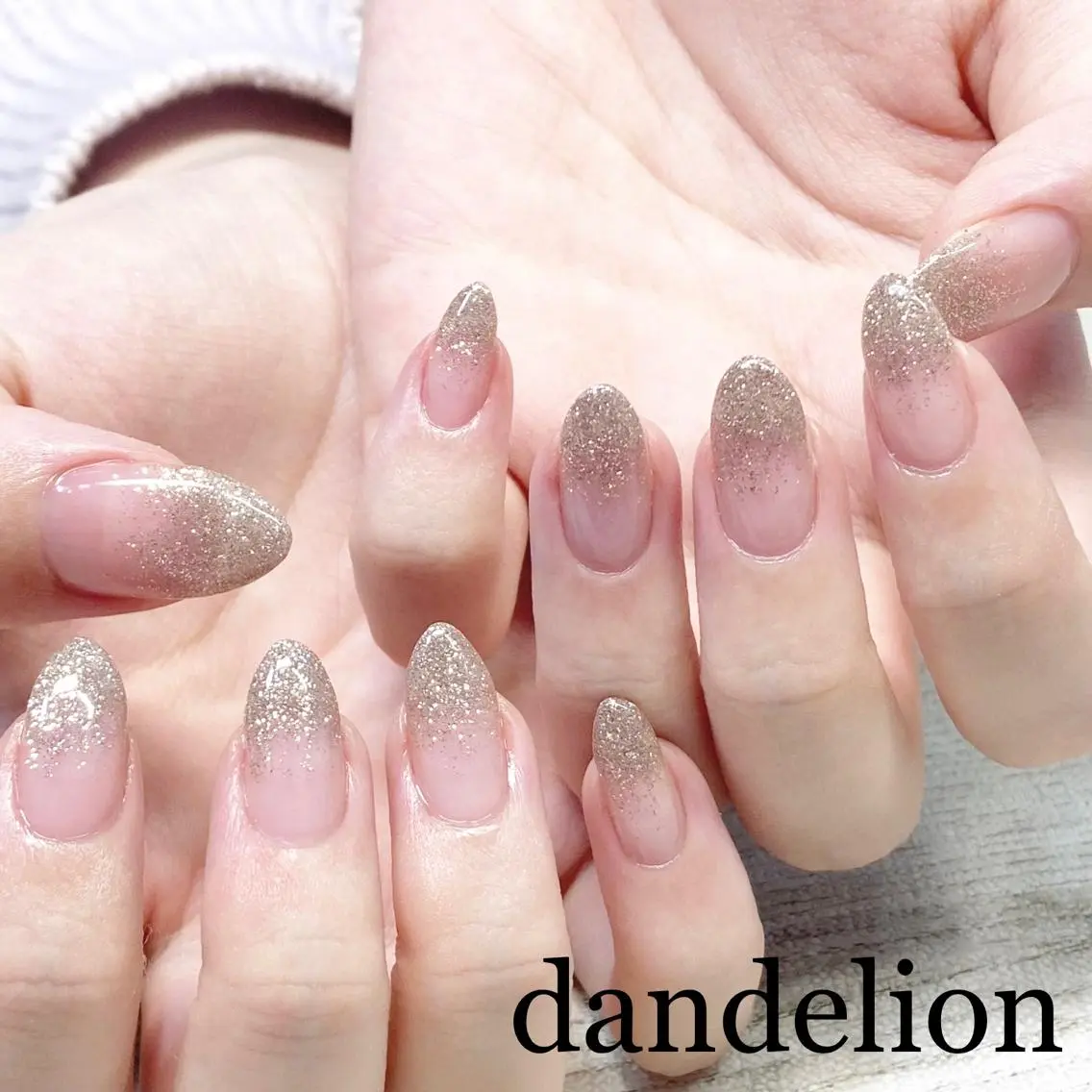 ネイル ハンドネイル ハンドケア dandelion ダンデライオンのネイルデザイン