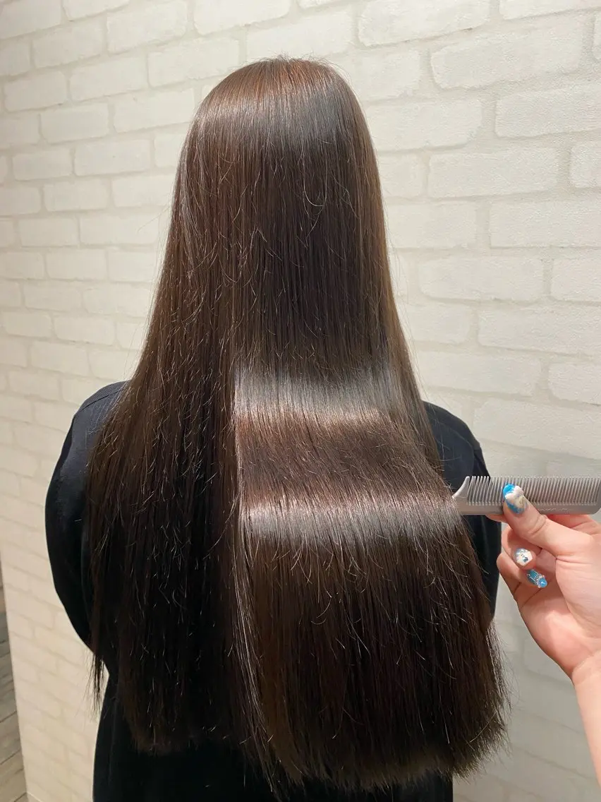 ロング カラー ロング ヘアカラー トリートメント THETAふじみ野 野宮のヘアスタイル